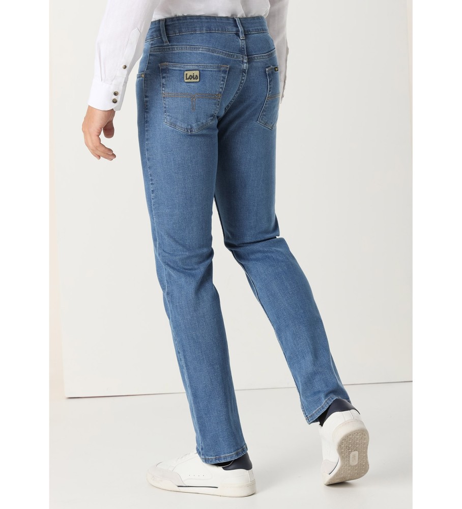 Calça jeans Lois reta azul claro