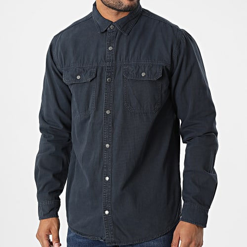 Chemise Manches Longues Watson Bleu Marine