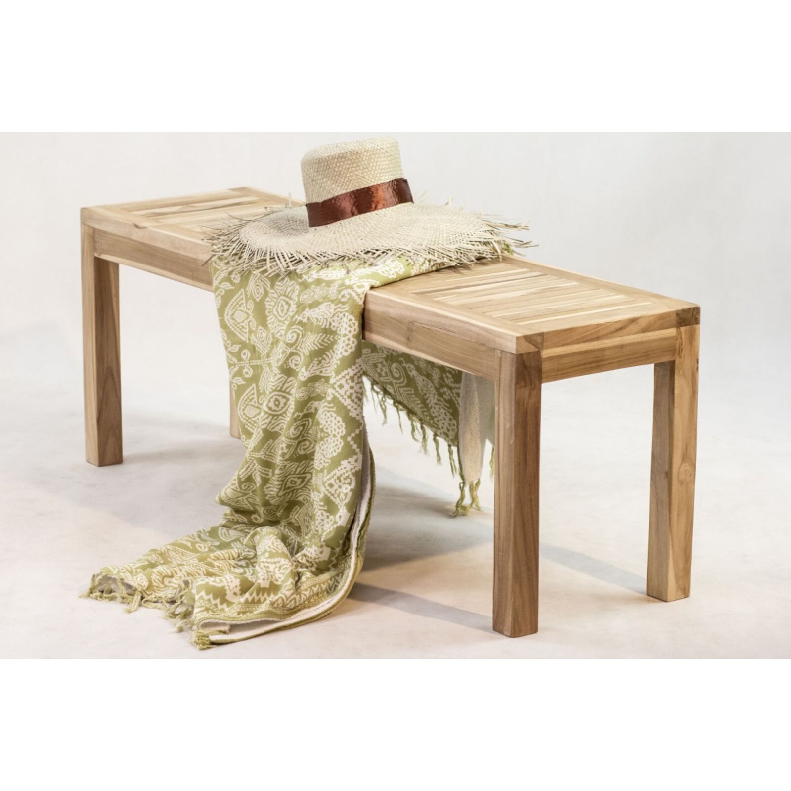 3-Sitzer Gartenbank BIARO - Teak massiv - 150 cm