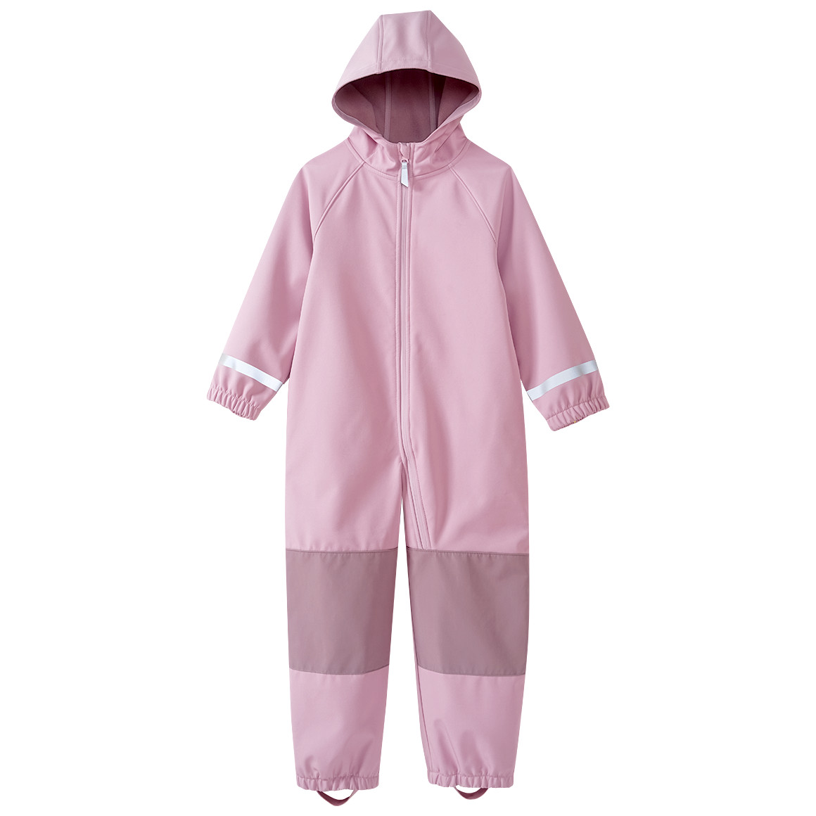 Topolino Mädchen Softshelloverall mit Kapuze rosa