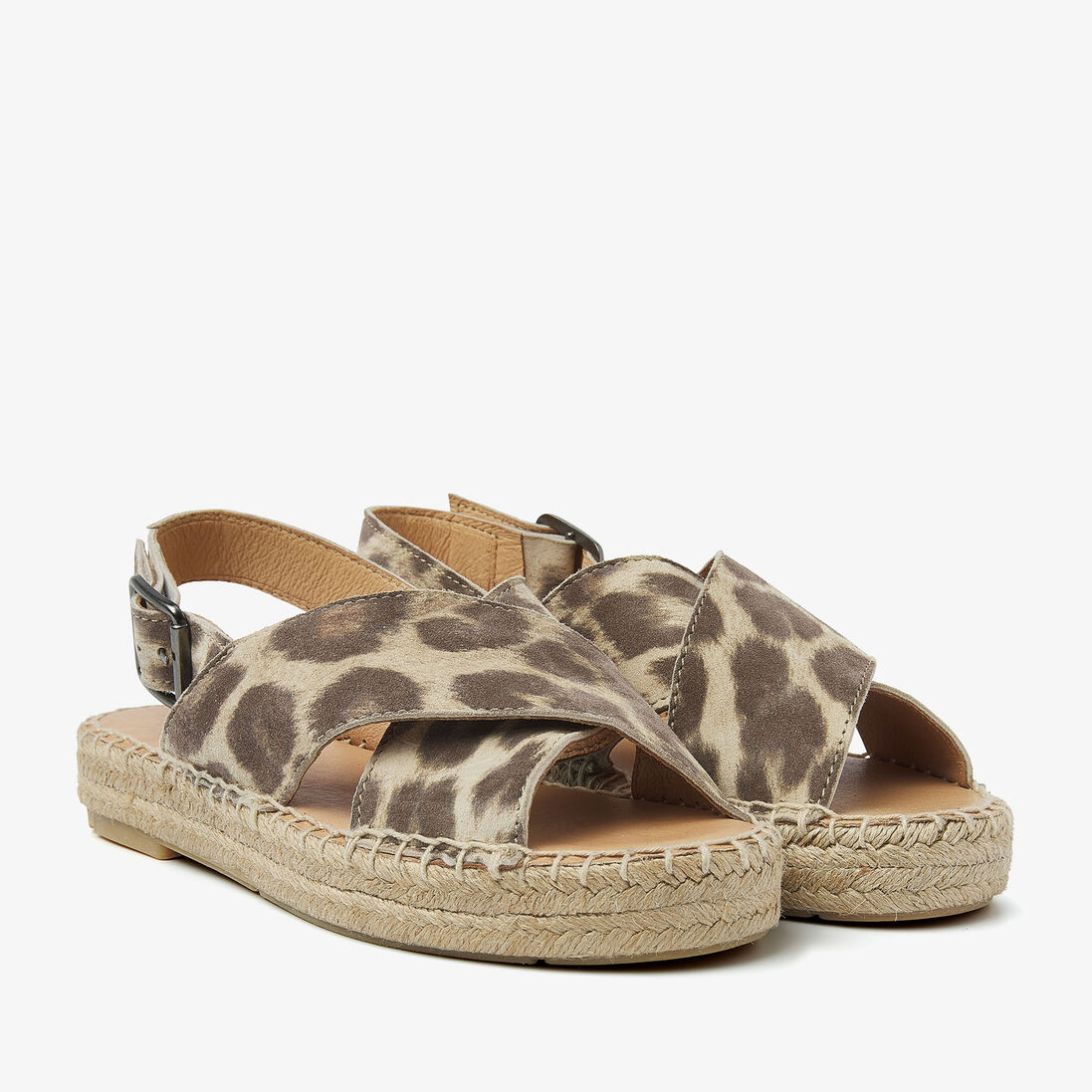 beige via vai platte sandalen mondi isabella