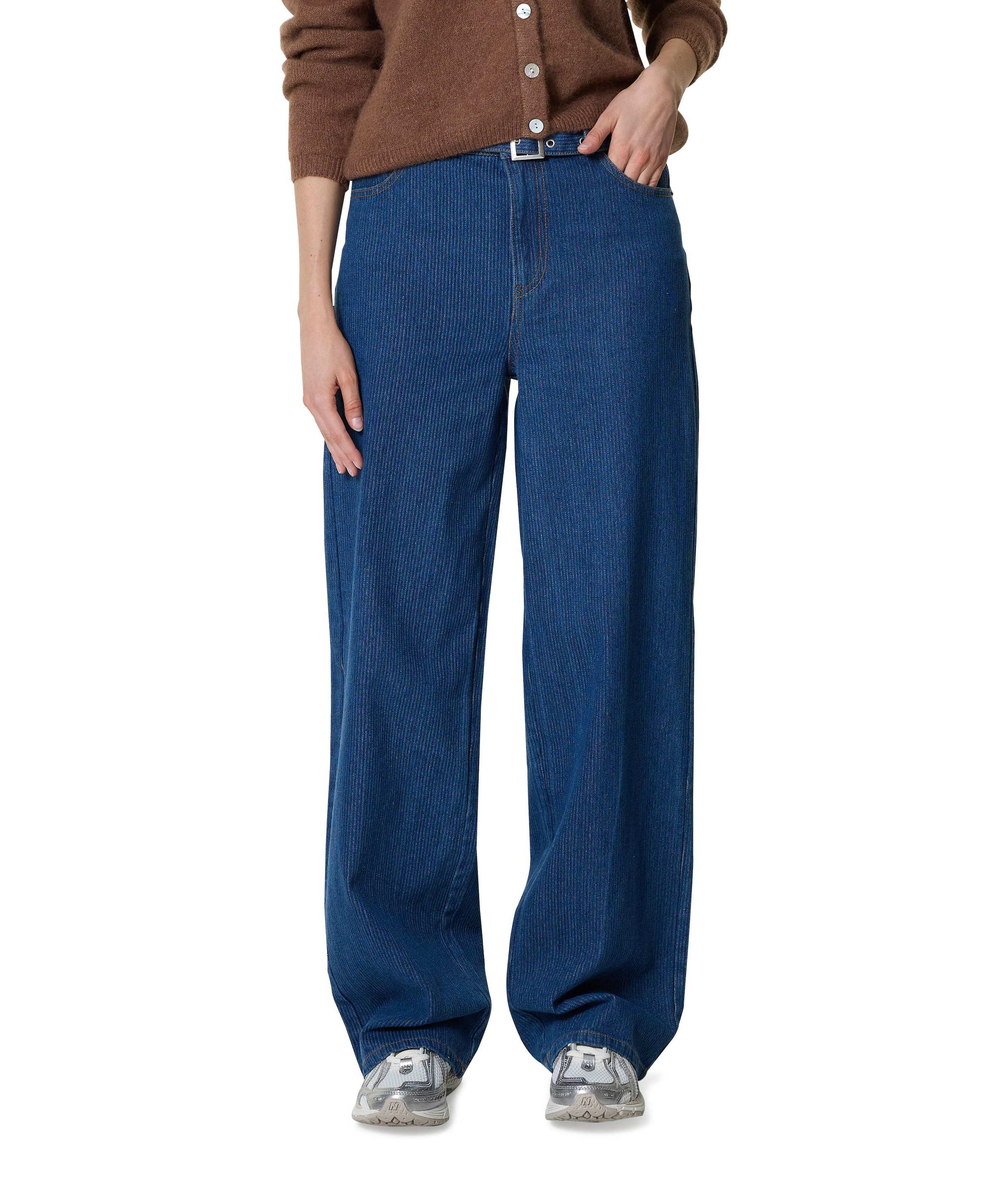 Co'Couture KimmyCC Belt LL dames broek blauw