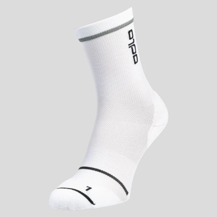 Odlo Unisex Strømper Ceramicool Reflective Socks Hvid
