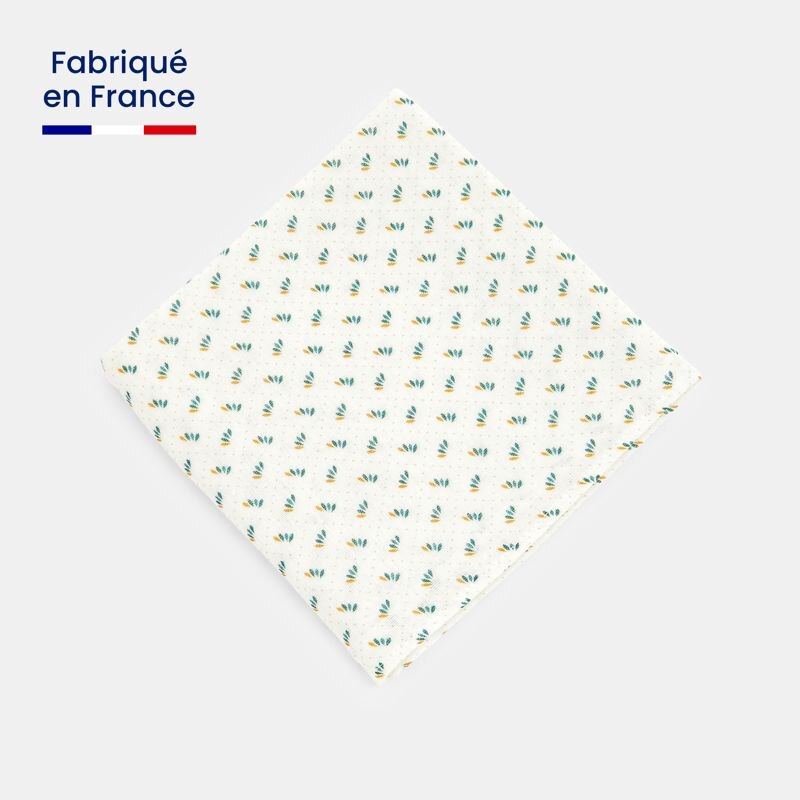 Lange gaze de coton imprimée bébé mixte Vert