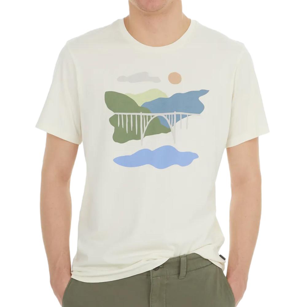 Dockers T-shirt Beige à Motifs Homme Dockers Graphic