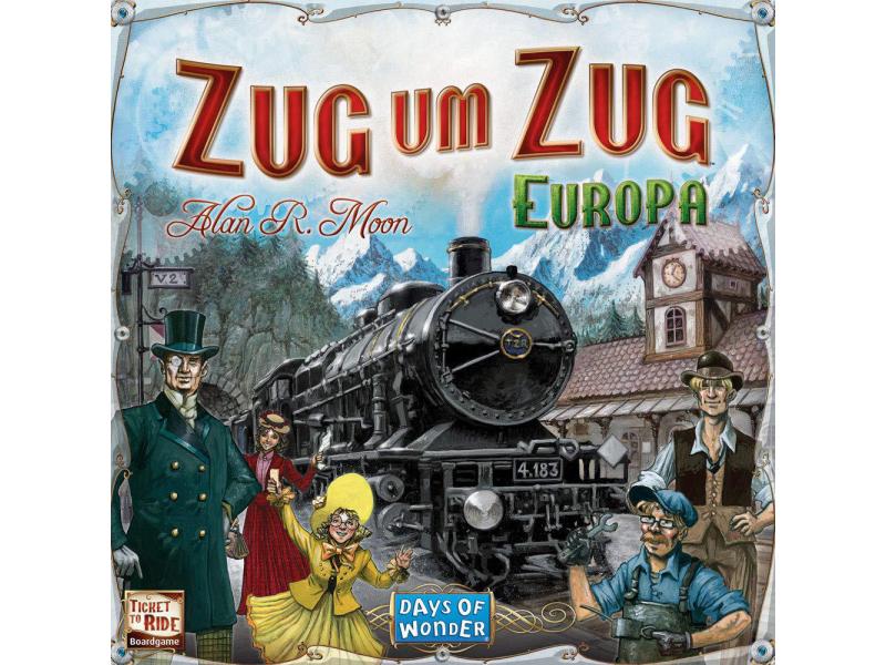 Days of Wonder Familienspiel Zug um Zug Europa Brettspiel