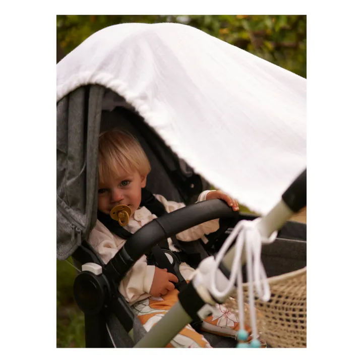 Mara Mea Protection UV pour poussette | Blanc