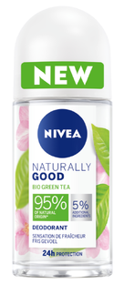 Nivea Naturally Good Bio Green Tea Deodorant Roll-On Voordeelverpakking 6x50ML