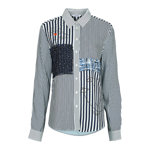 Desigual - MARTA - Blanc / Marine