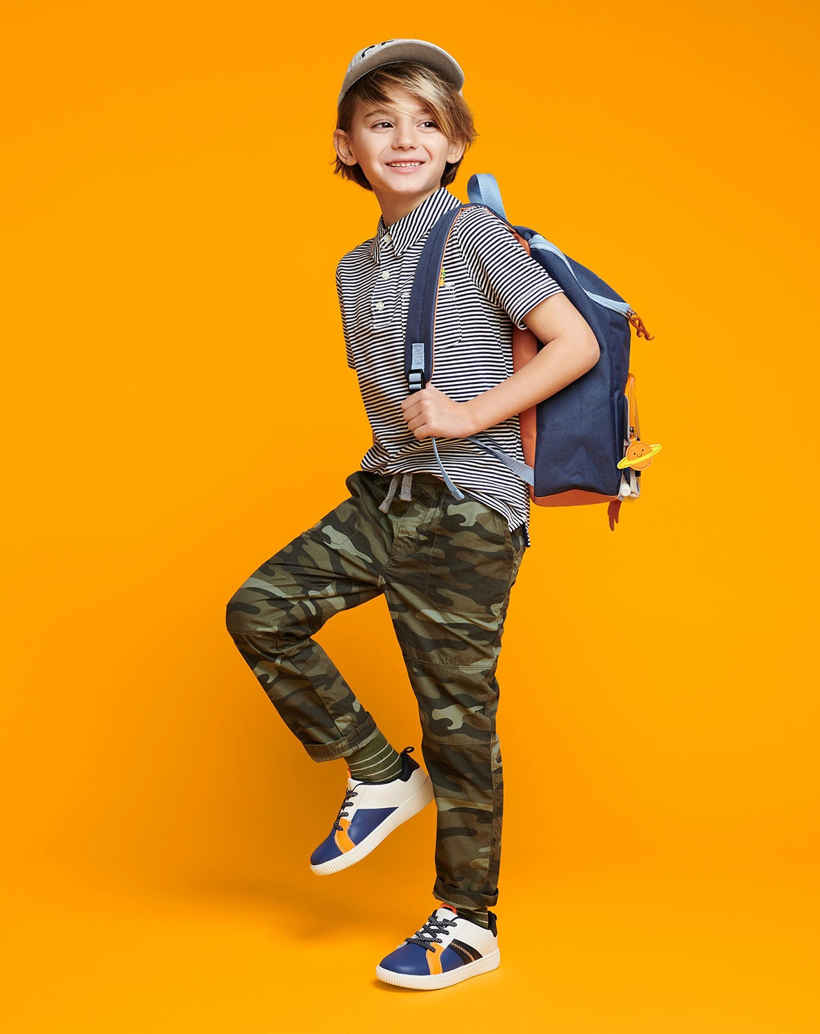 Rucksack SPARK STYLE - RAKETE GROSS (35,6x26,7x12,7) in blau
