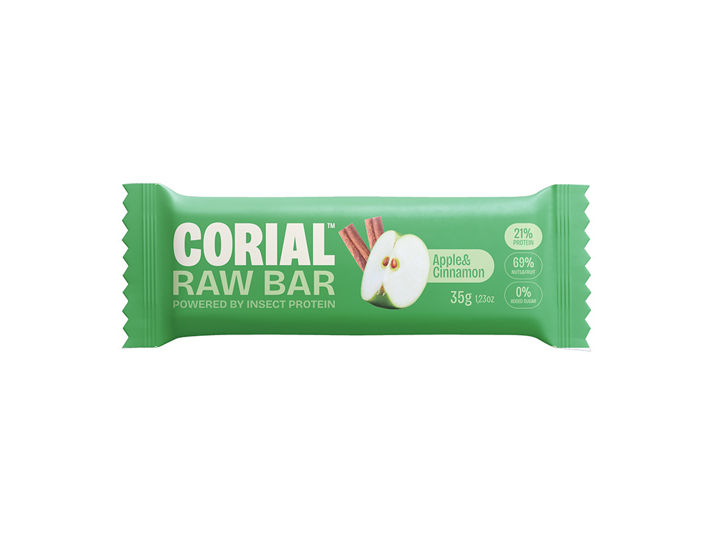 BARRA TENEBRIO PORTUGAL BUGS PROTEICA MAÇÃ E CANELA 35G
