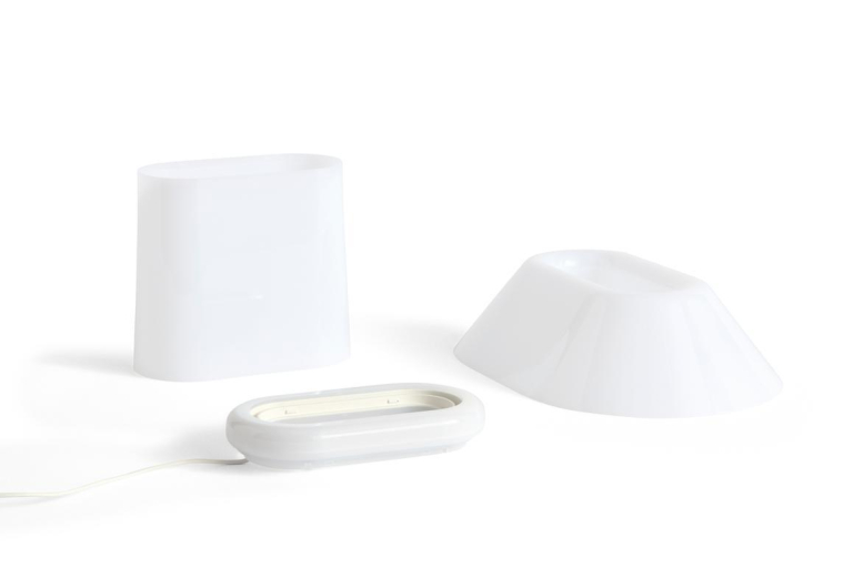 Hay Drome tafellamp white opal