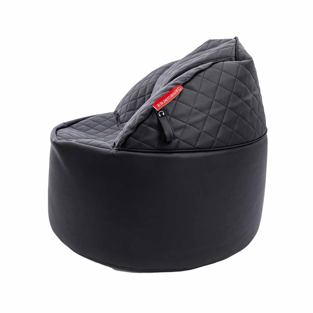 Gaming Sitzsack Onyx Morph (Leder schwarz)