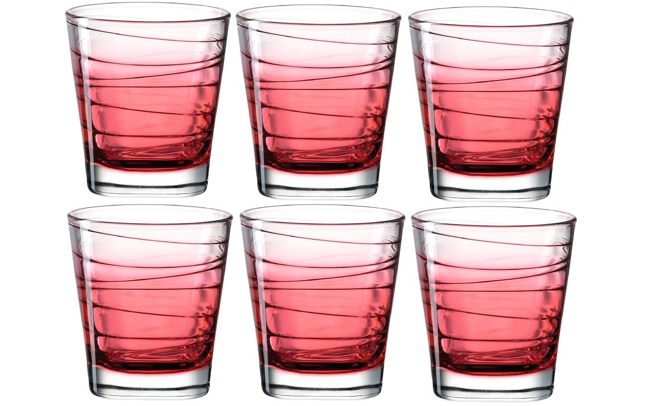 Trinkglas Vario Struttura 250 ml, 6 Stück, RotGläser-Set