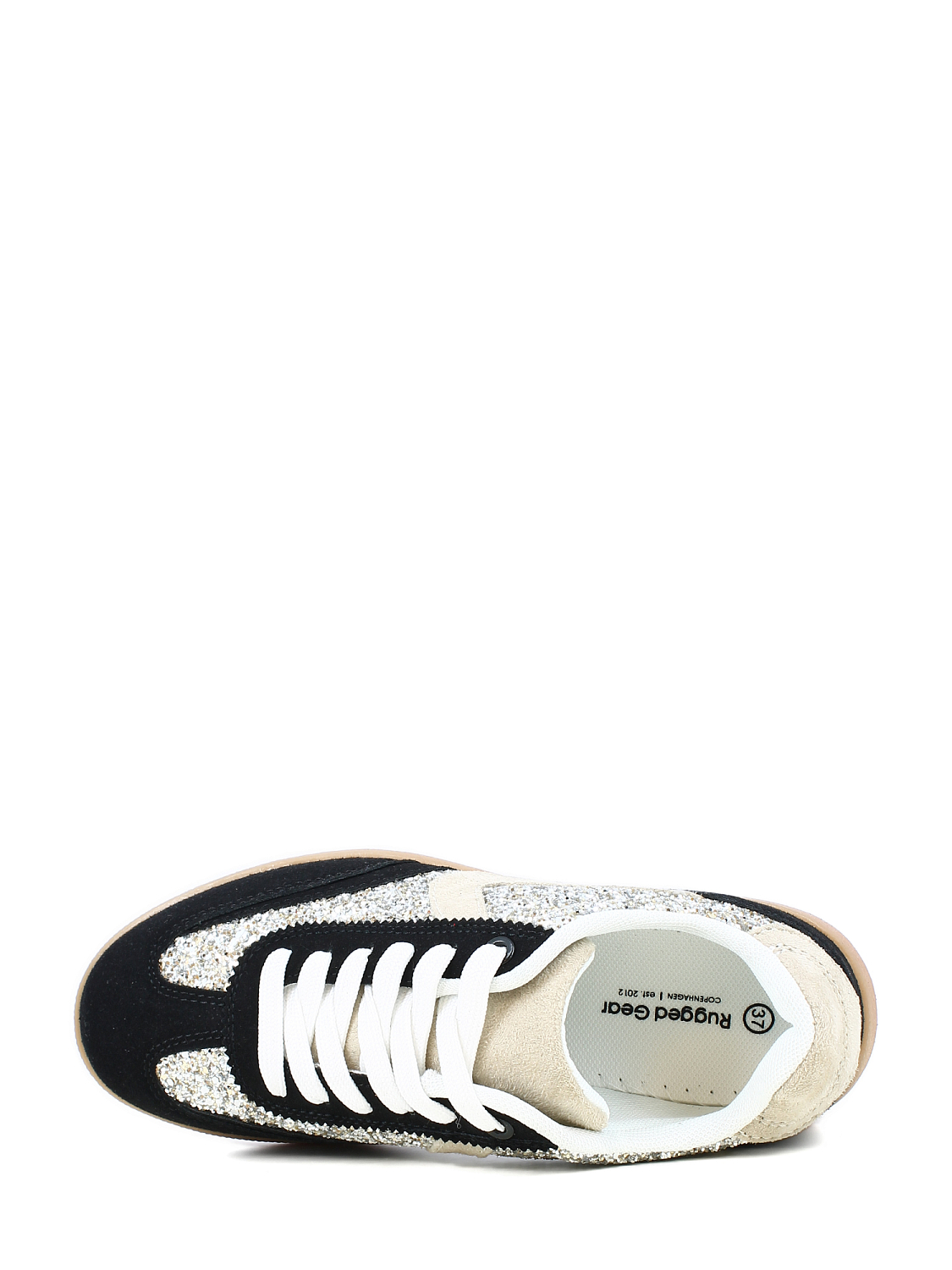 Rugged Gear Base Glitter Black Sneaker