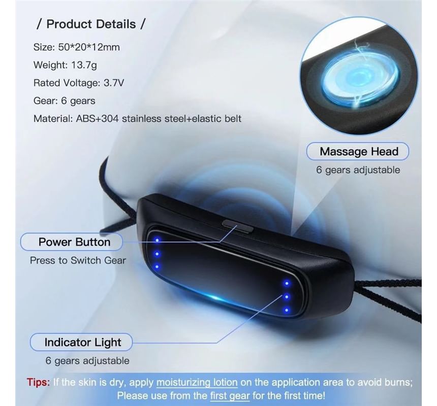 HOMTEC - USB oplaadbaar anti-snurk apparaat