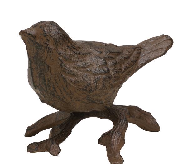 Dehner Gusseisen-Vogel, ca. H10 cm