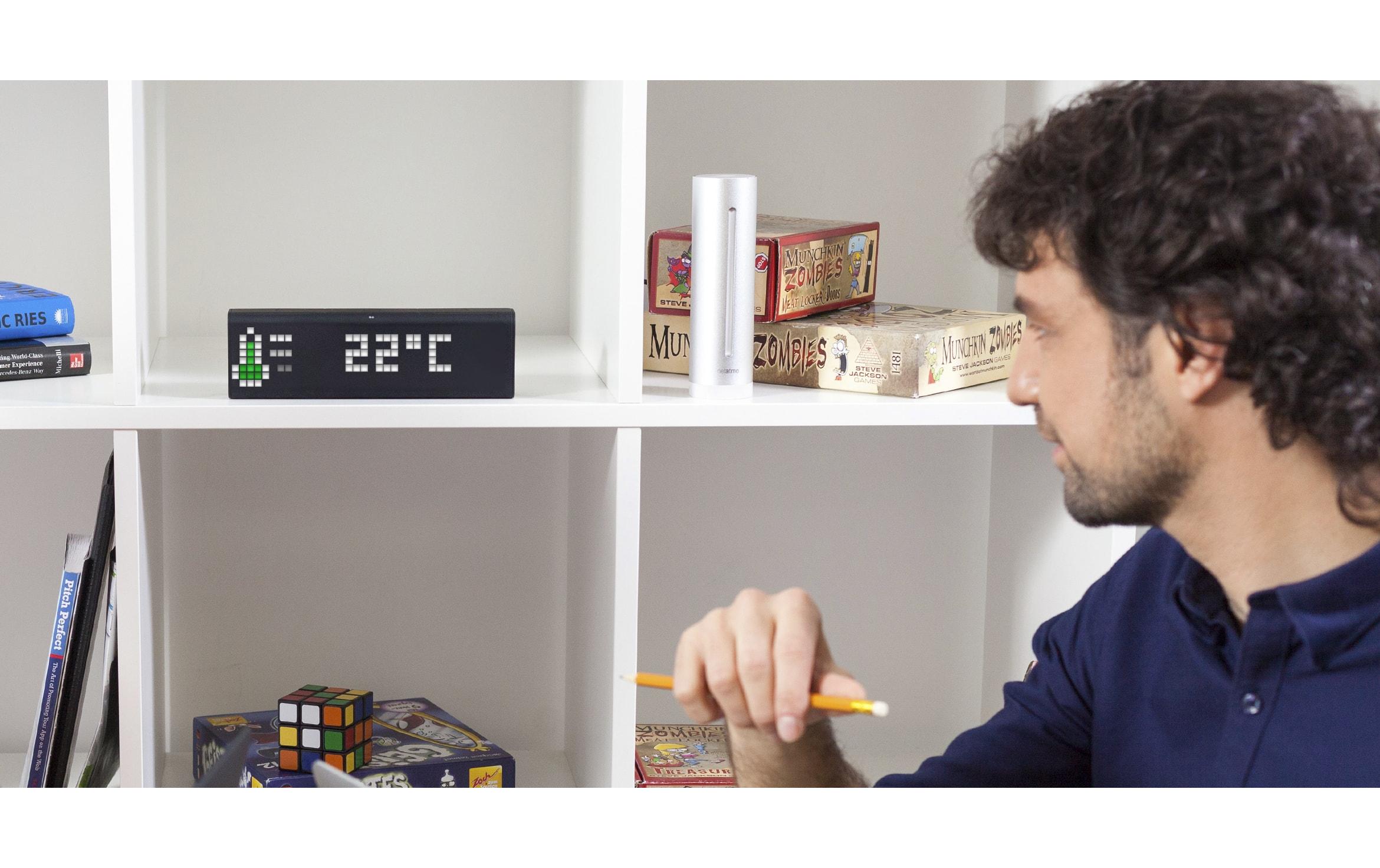 Smart-Display LaMetric Time<br>LaMetric TIME Tischuhr für Smart Home