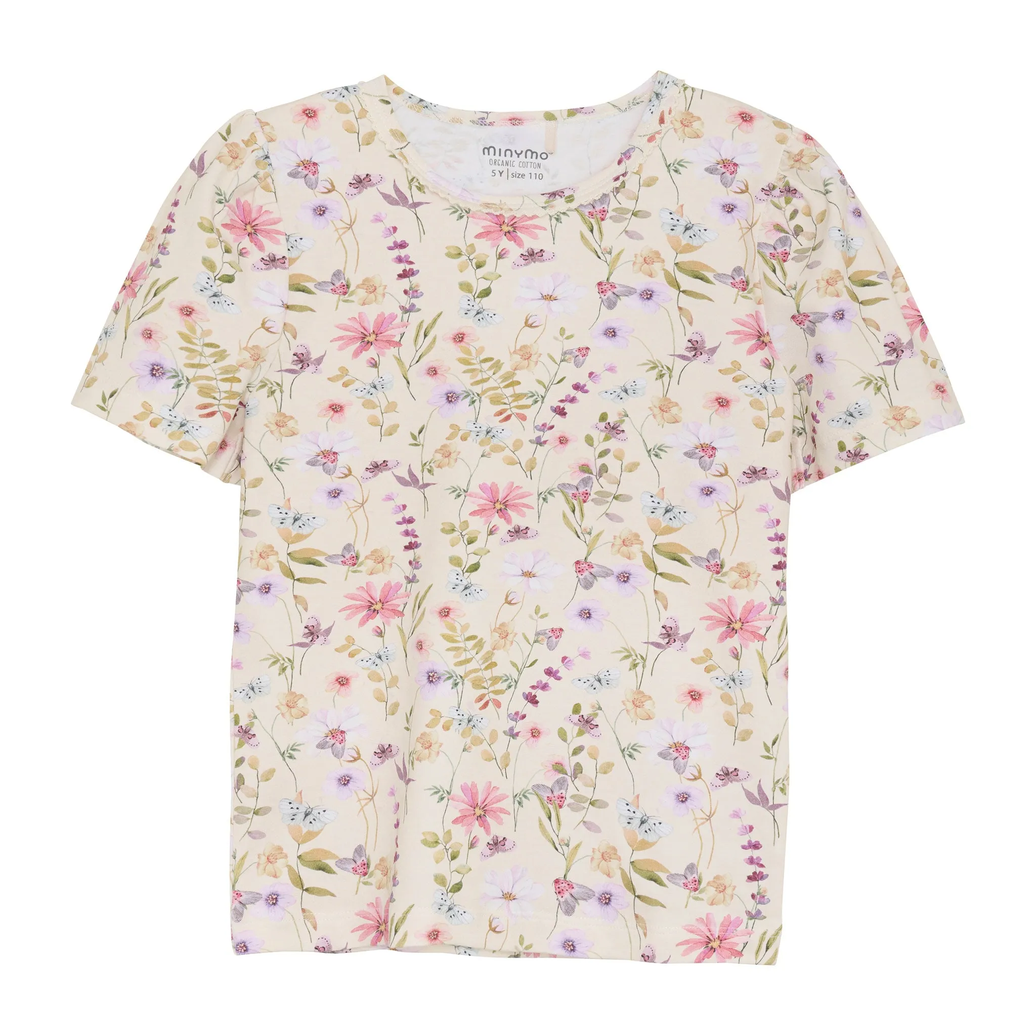 Minymo T-Shirt Floral 3-8ans