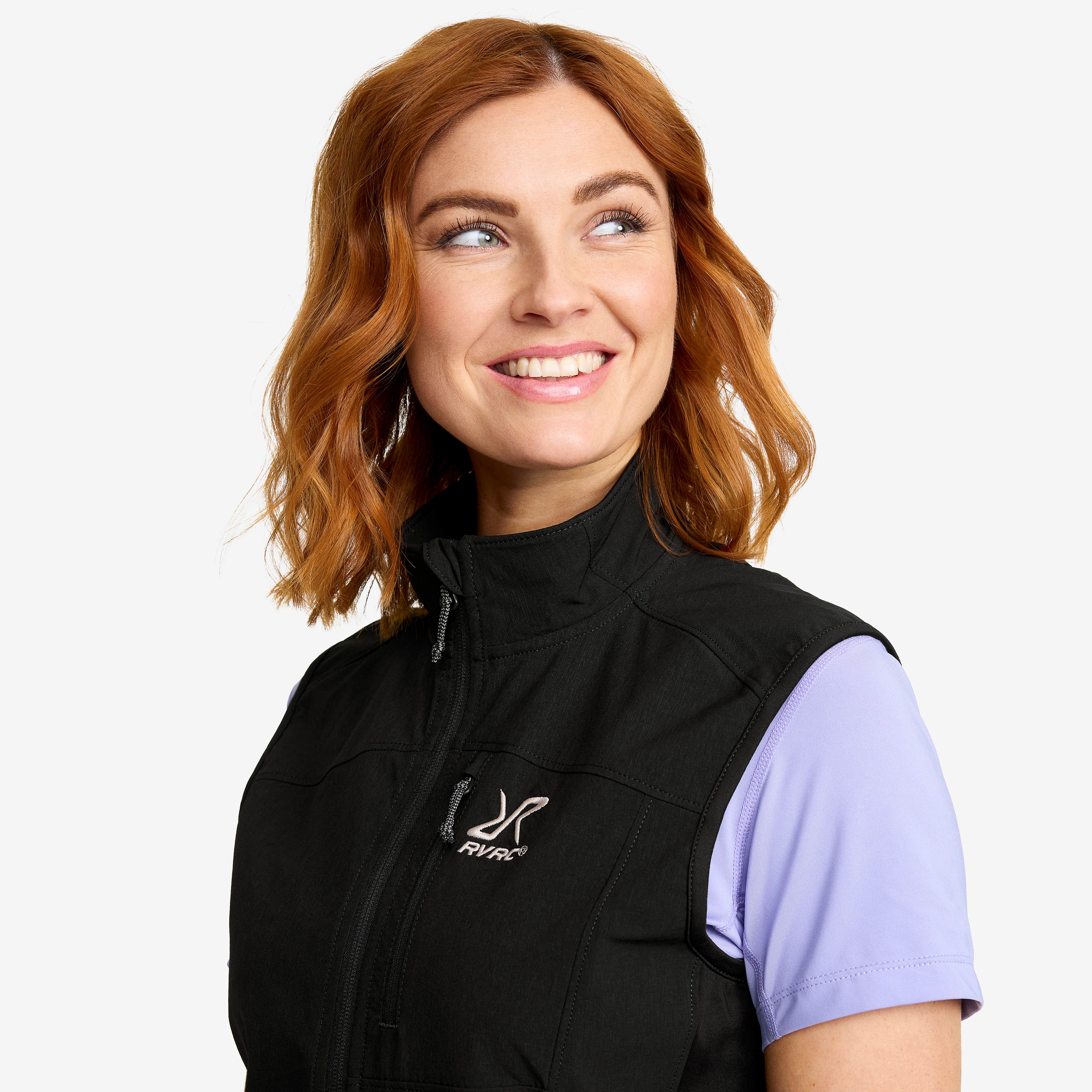 Venue Light Softshell Vest  Dame Black
