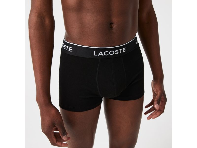 Lacoste Boxershort 3er Pack Schwarz, L Unterhosen für Männer