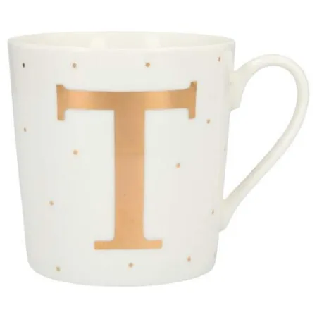 Depesche Porzellan Becher mit Buchstaben - T
