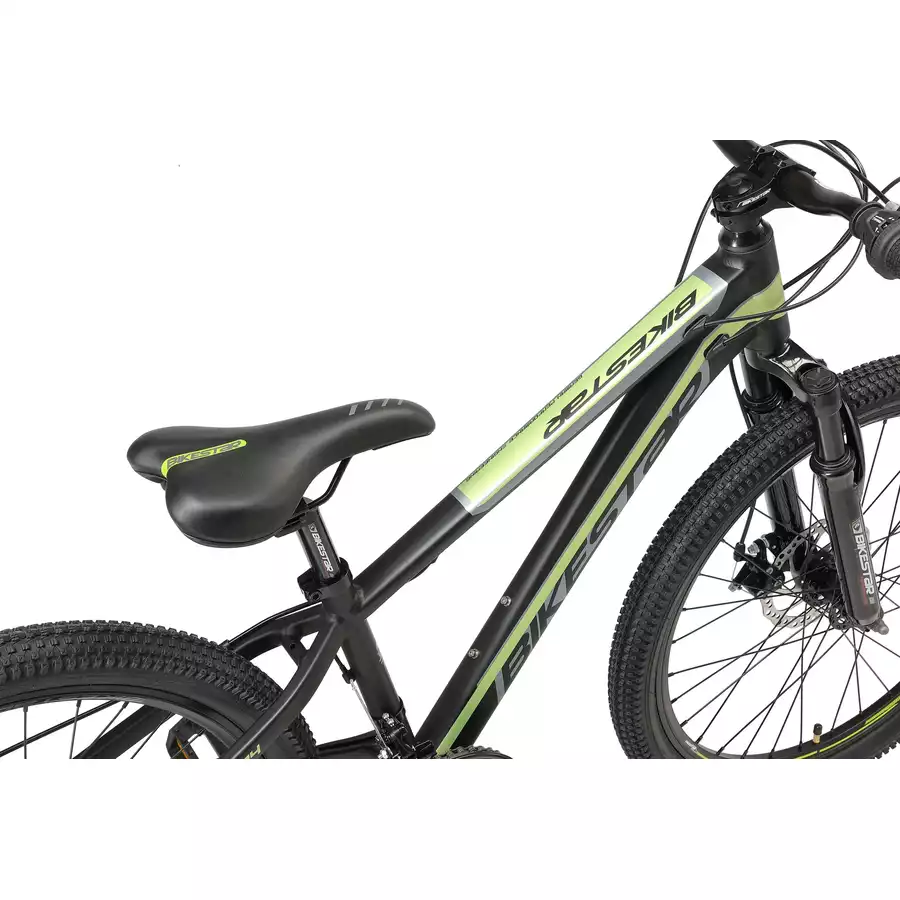 Bikestar Kinderrad 24 Zoll Alu MTB Sport schwarz, grün