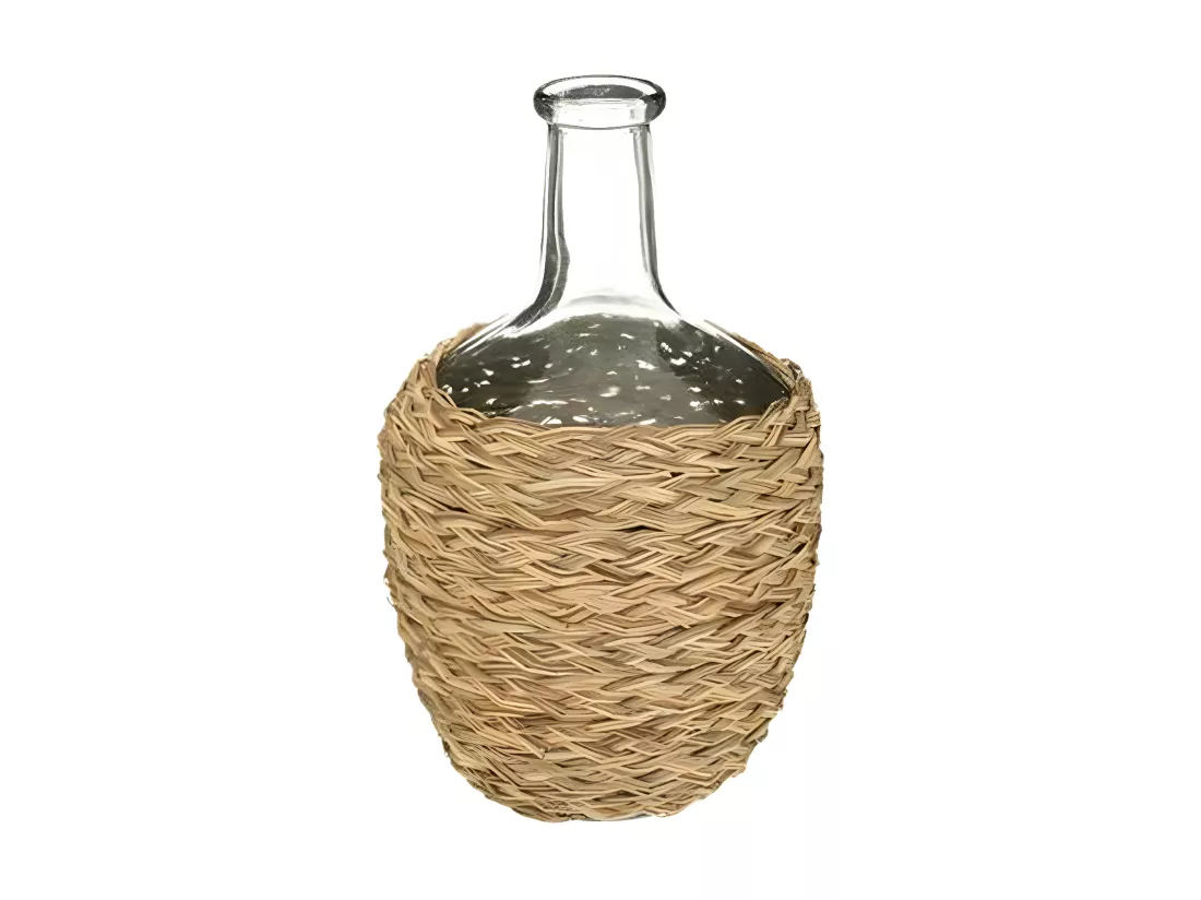 Vase en Verre Tressé 
