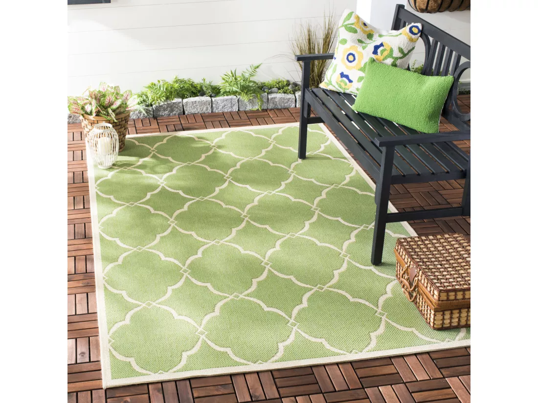 Tapis Olive & Cream 79 X 152 cm - Positano