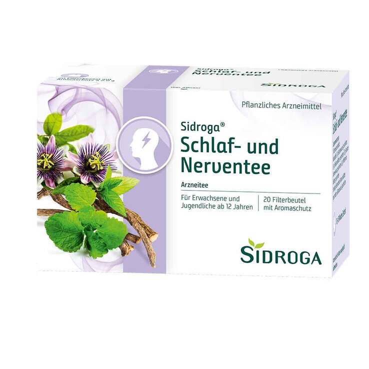 Sidroga Schlaf- und Nerventee Filterbeutel, 20X2.0 g