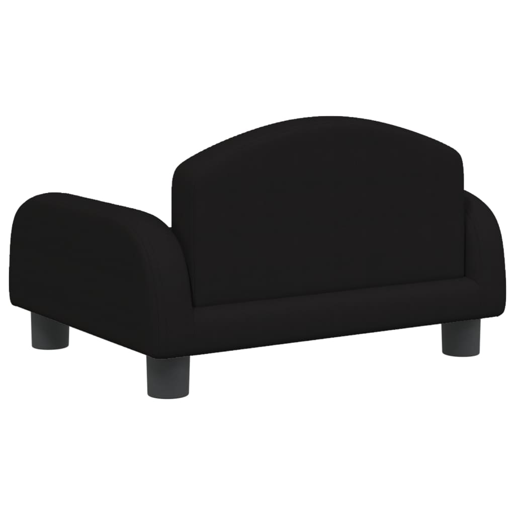 Cama para cães vidaXL em tecido preto, 50x40x30 cm