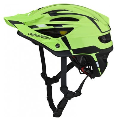 Casque All Mountain Troy Lee Designs A2 MIPS SILVER Vert/Gris
