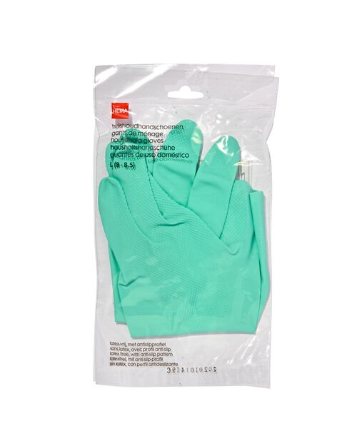 gants de ménage nitrile anti allergène taille M (8-8.5)