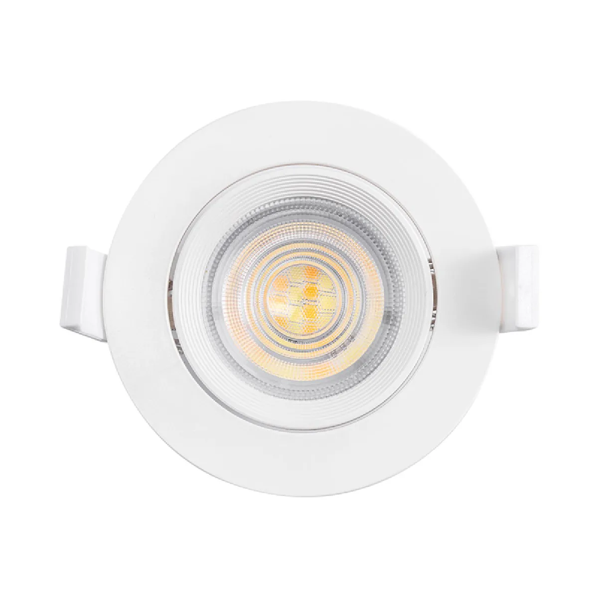 Braytron Lot 10 Spots LED 3en1 - Blanc 7W Dimmable
