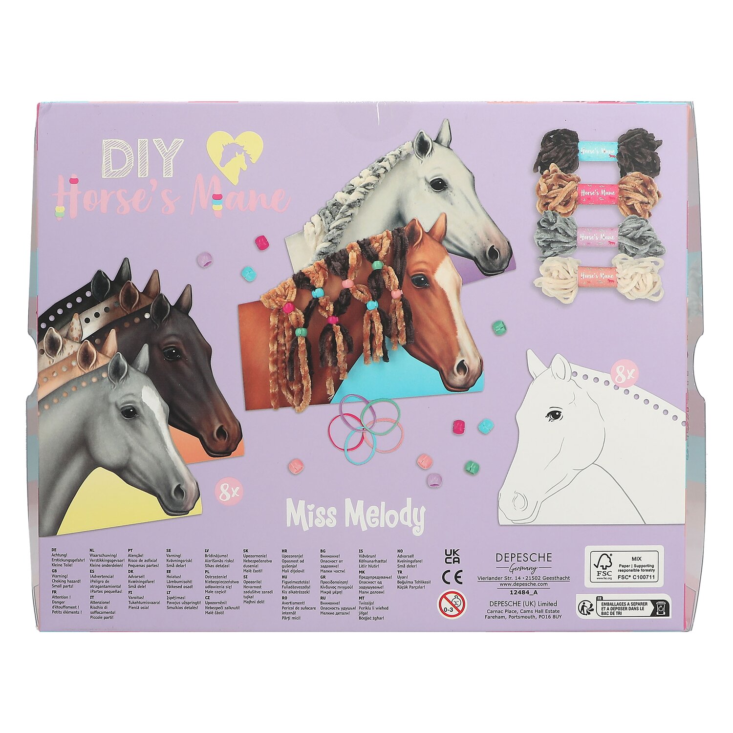 Miss Melody Flecht-Set Horse Mane