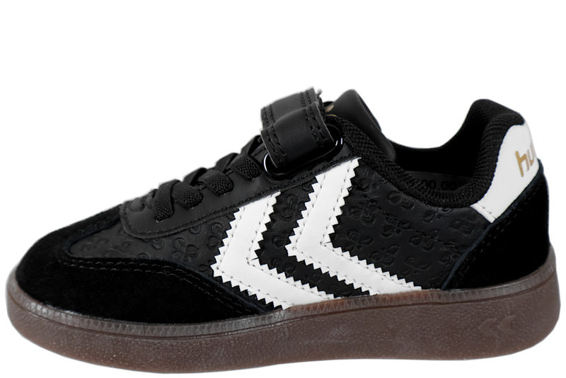 HUMMEL VM78 CPH LS JR SKO I SORT PU OG RUSKIND