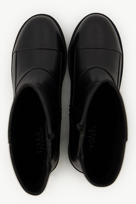 Leder-Boots, Ziernähte, Wechselfußbett, Weite H