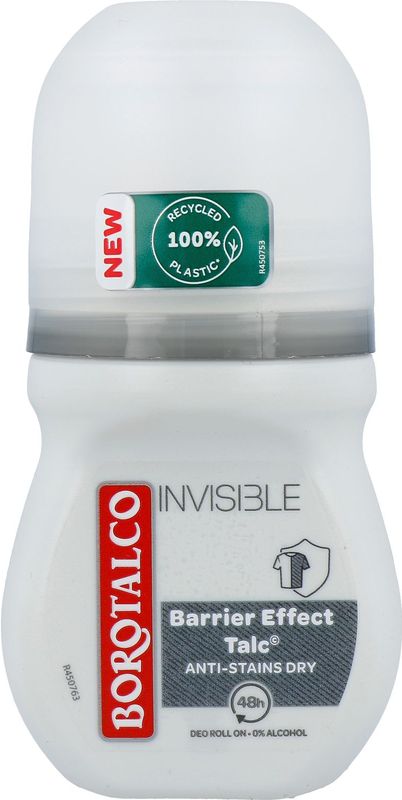 Borotalco - Invisible Deodorant - Roller - 48 Uur Bescherming