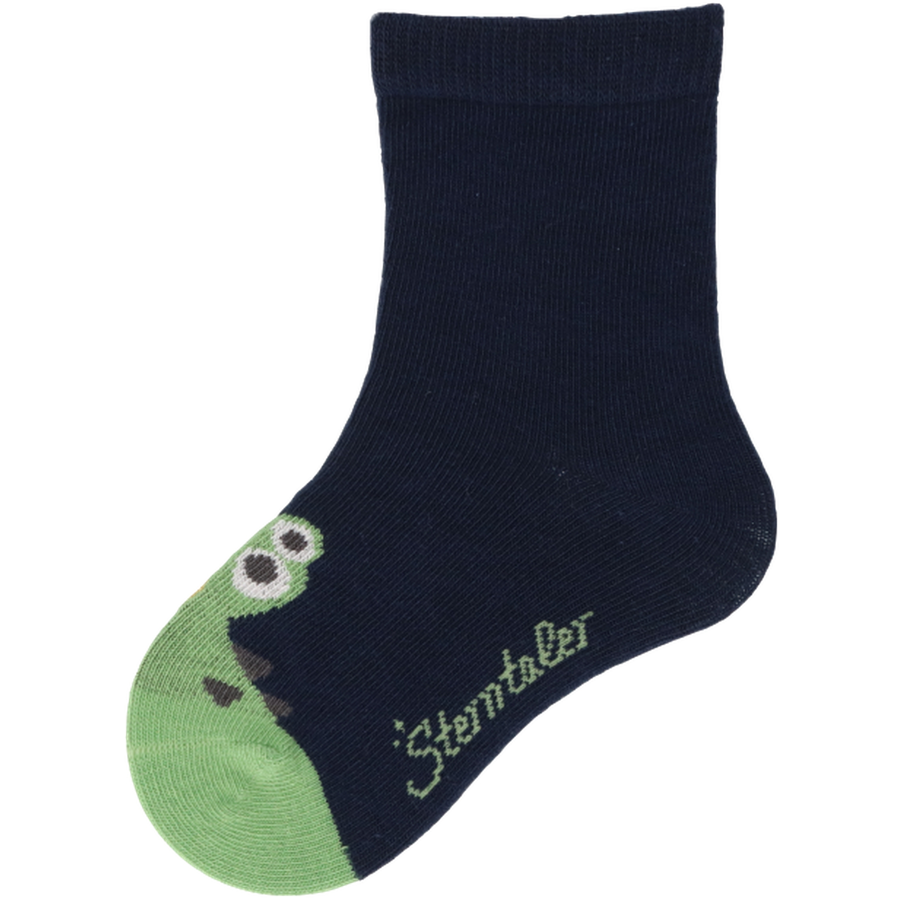 Sterntaler Socken 3er-Pack Krokodil marine