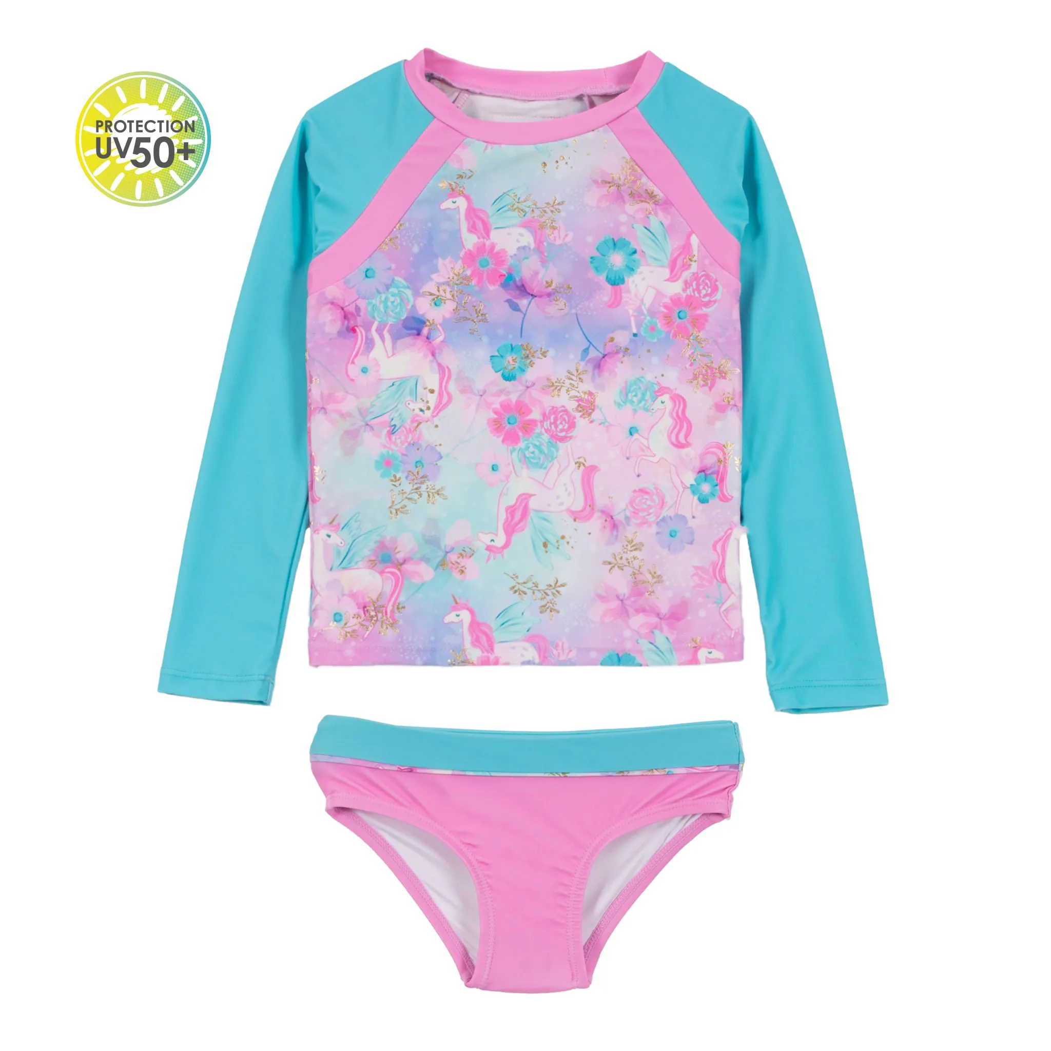 Nanö Maillot UV 2pc Licorne 12-24