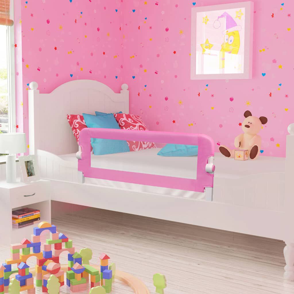 vidaXL Babybedhek roze 120x42 cm polyester