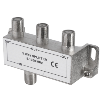 Q-Link coax F-splitter 3-weg