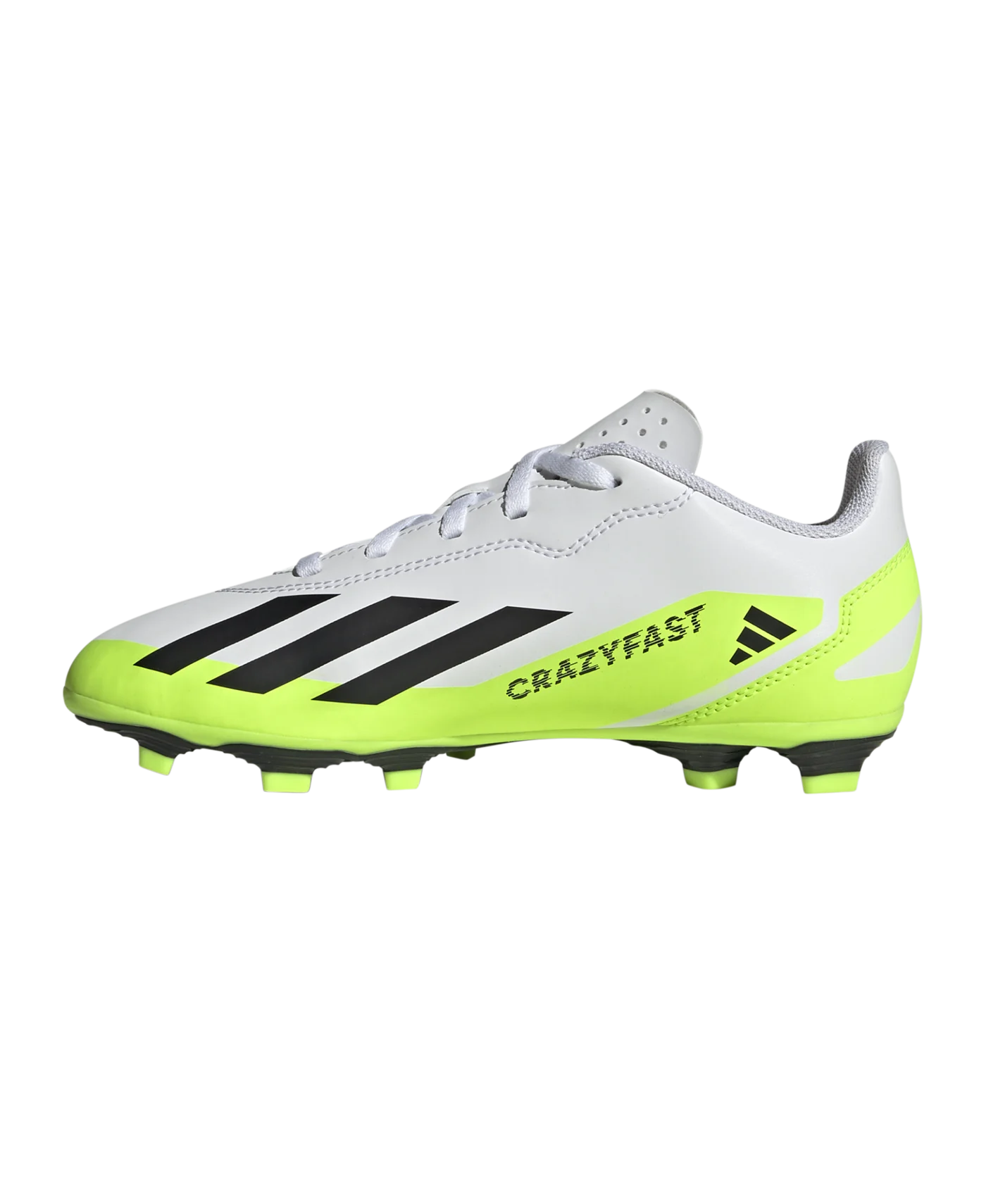 adidas X Crazyfast.4 FG Crazyrush Kids Weiss Schwarz Gelb