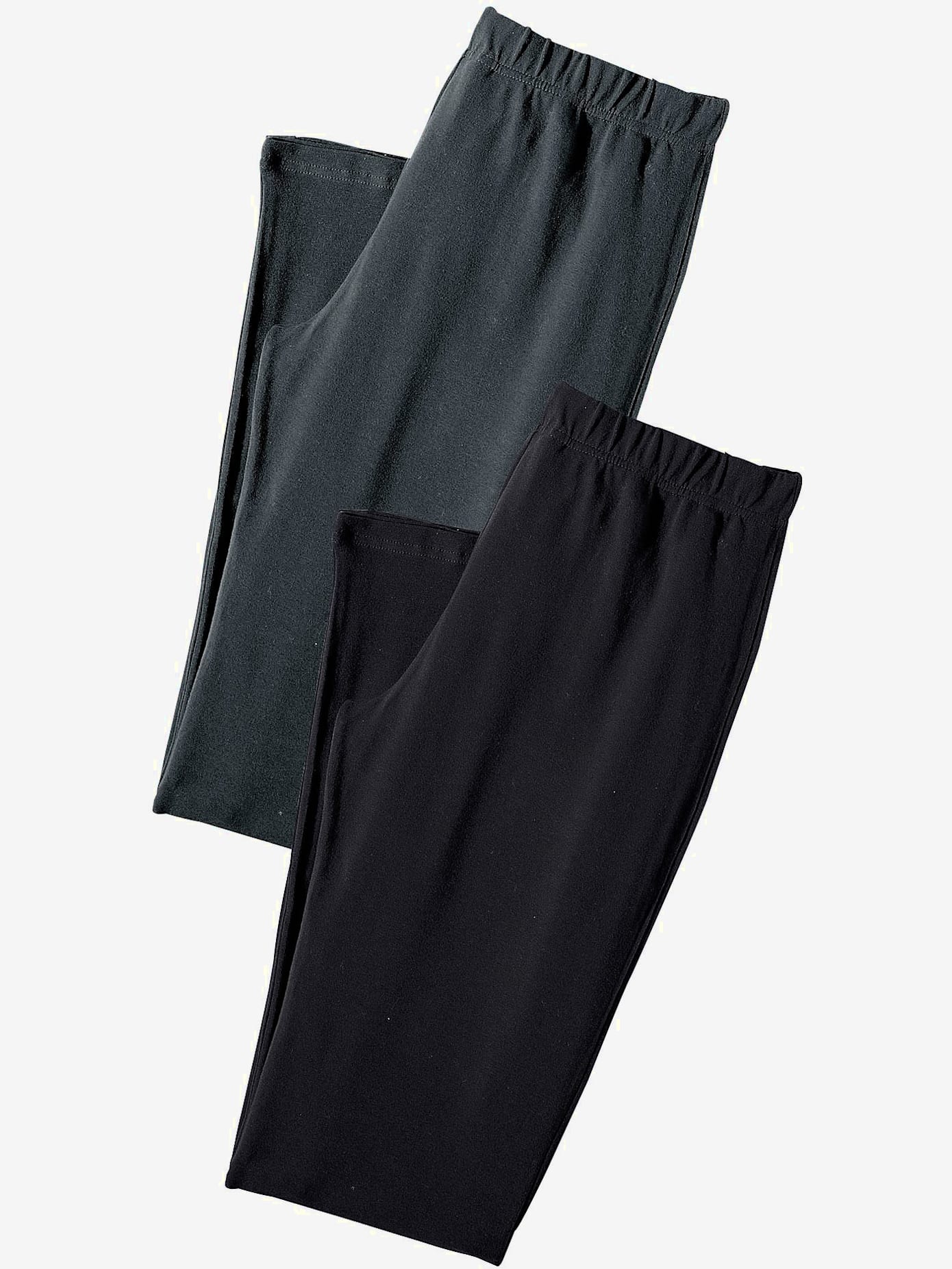 Legging corsaire lot de 2 leggings basiques, longueur 3/4