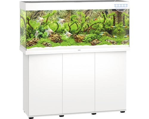 JUWEL Rio 240 SBX aquariumcombinatie met ledverlichting, verwarming, filter en witte kast
