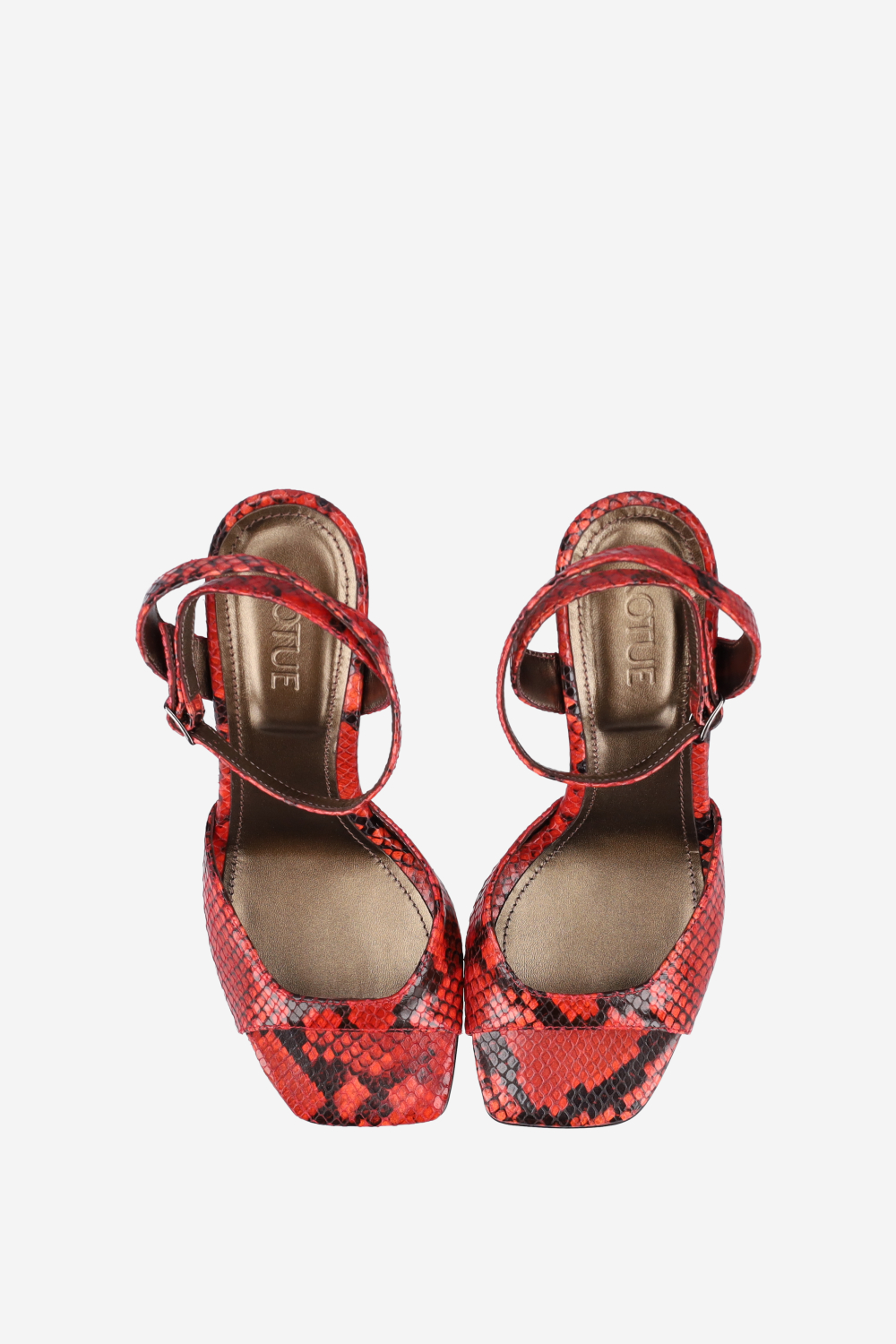 Dial Drunk leather heeled sandals