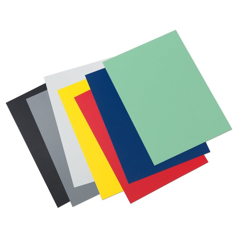 PVC-hart opak, farbig