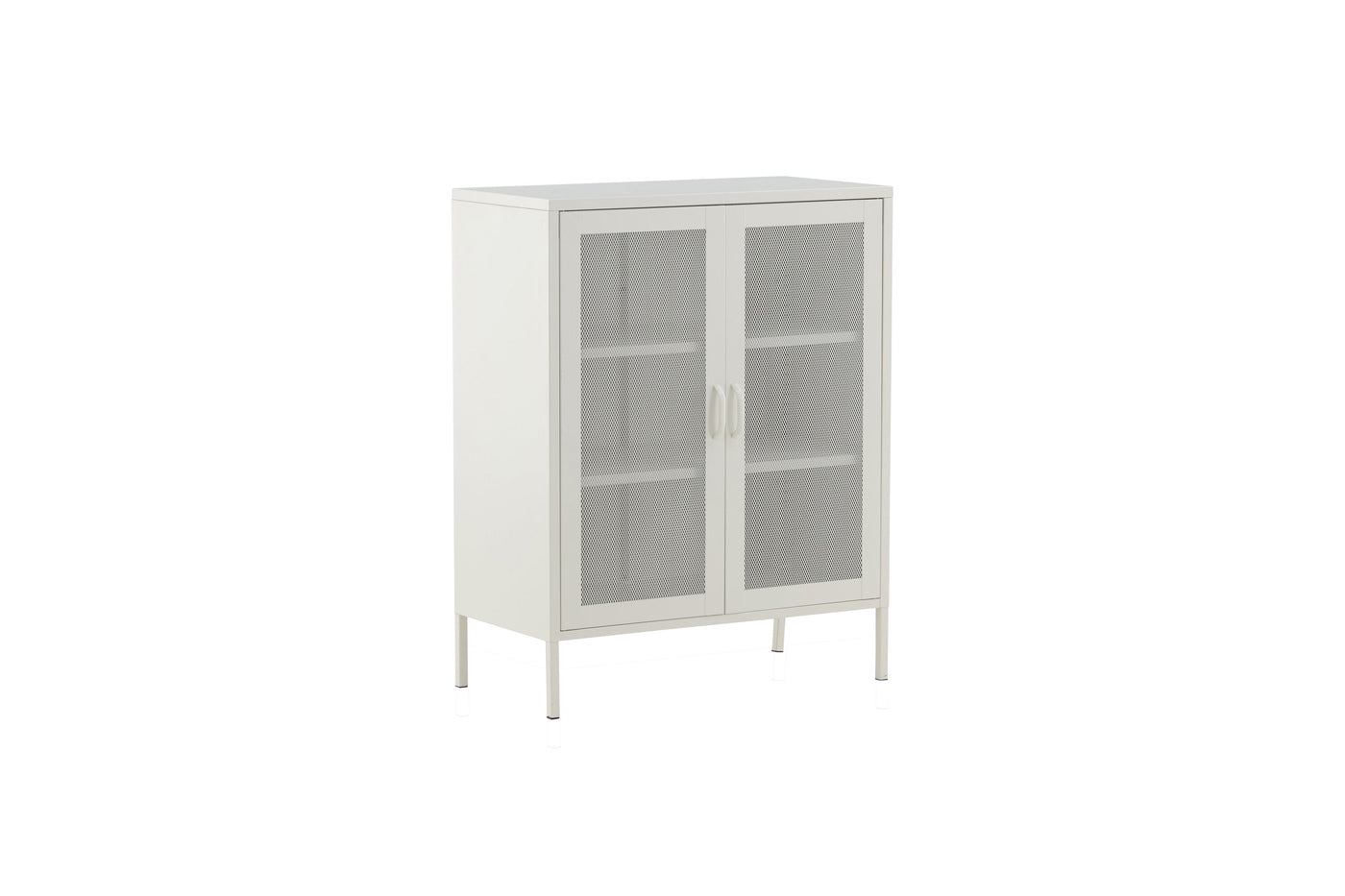 FjÃ´rd - Dressoir Wit Doors 40cm - Staal - Misha