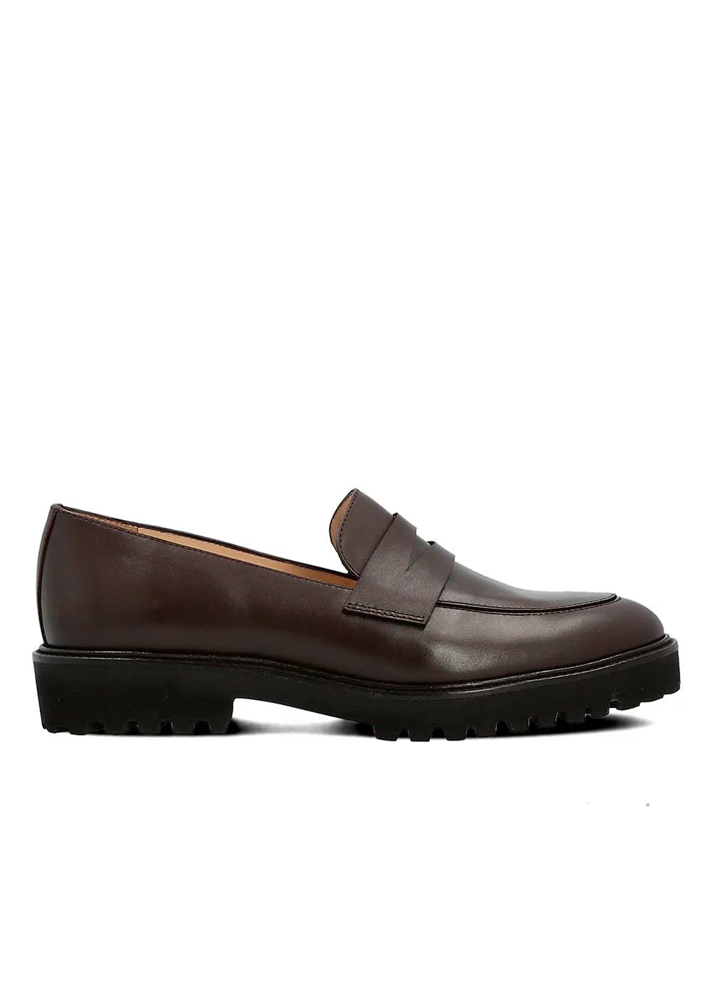 MOCASSIN CAMELIA CUIR MARRON
