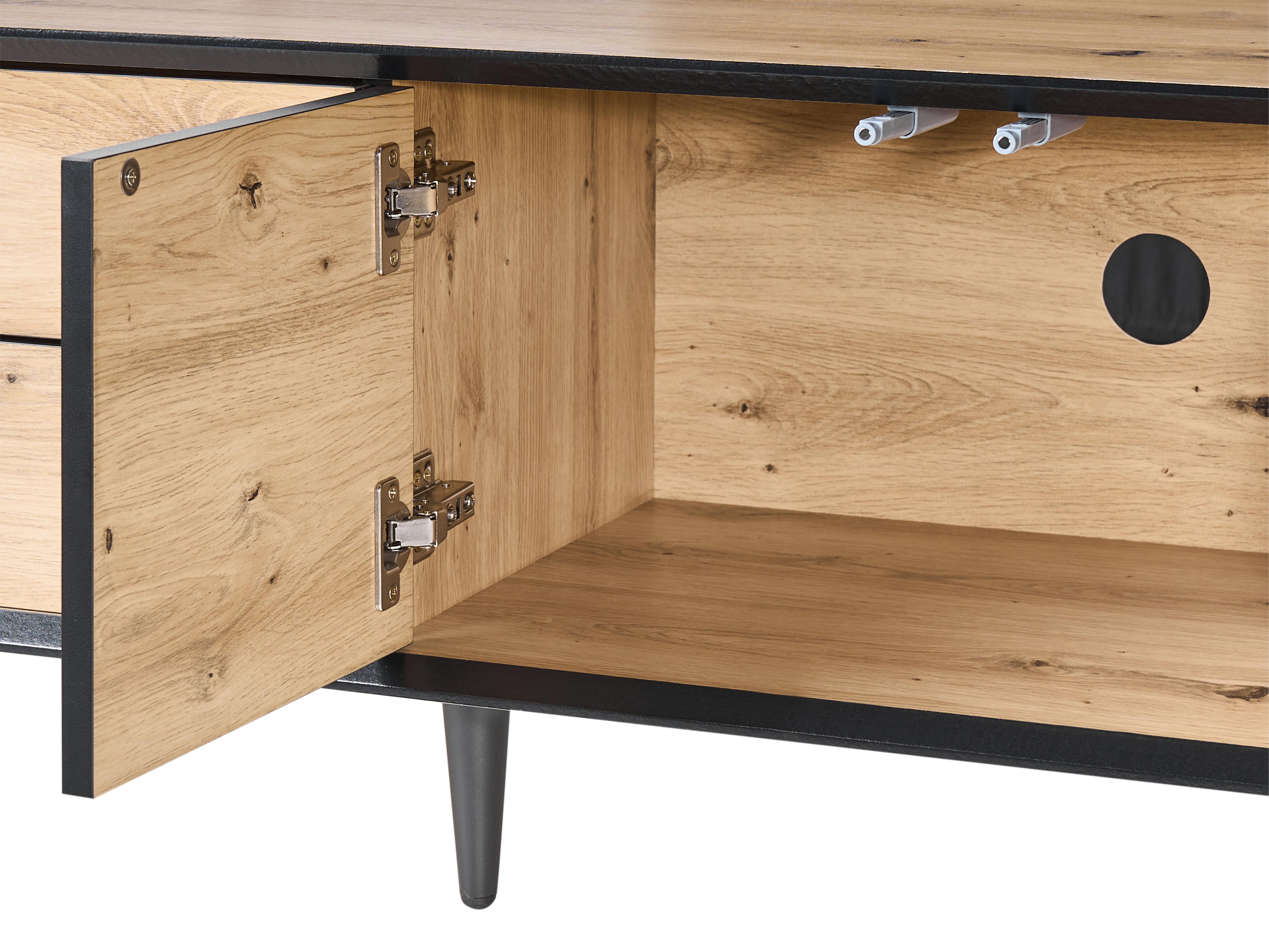 TV-meubel SILVERTON Lichtbruin